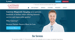 Desktop Screenshot of gatewaydiagnostic.com